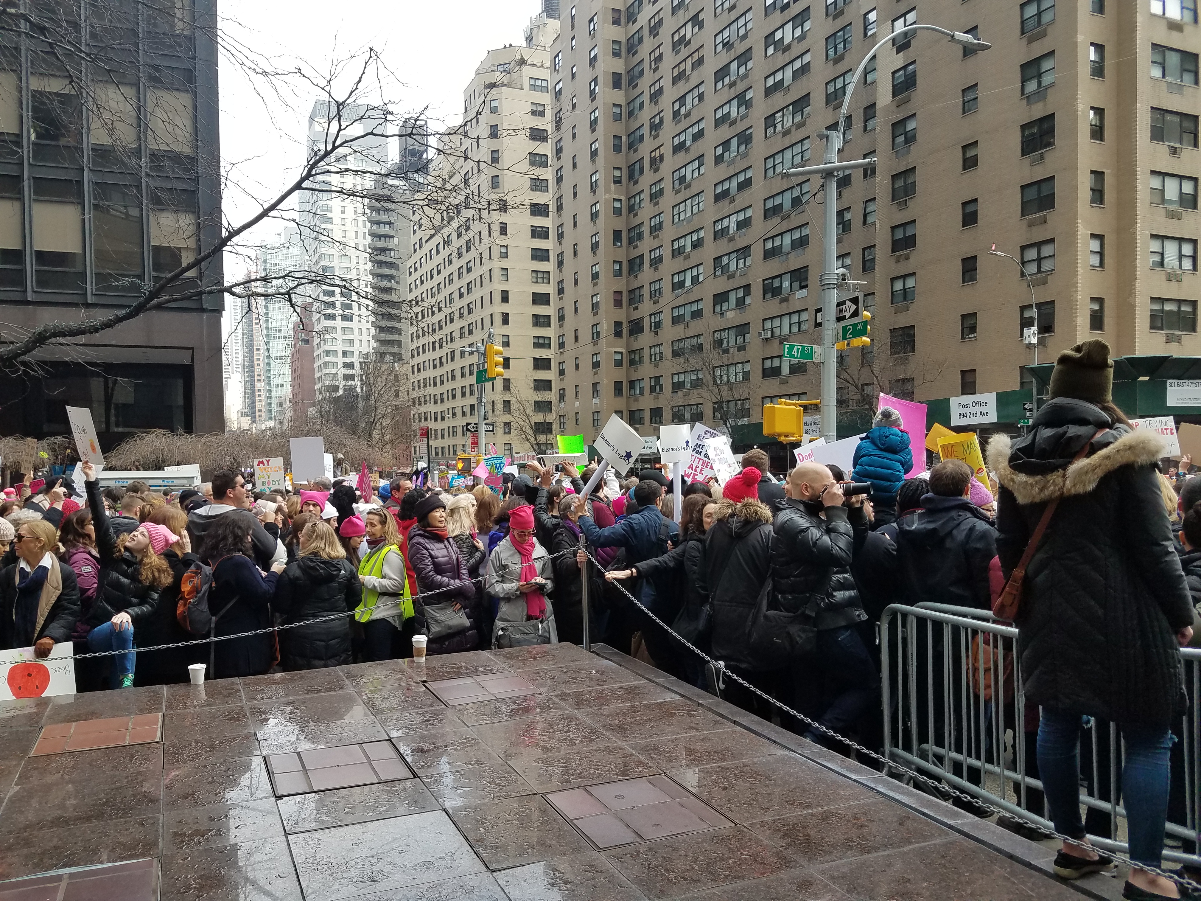 women's march nyc photo by alyssa bradley
