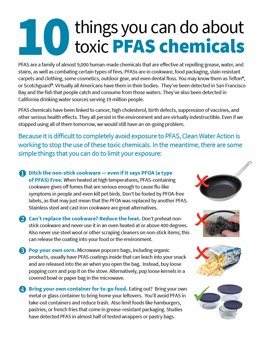 10 Things You Can Do About Toxic PFAS Chemicals