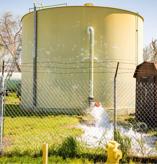 Failing water supply in Allensworth.