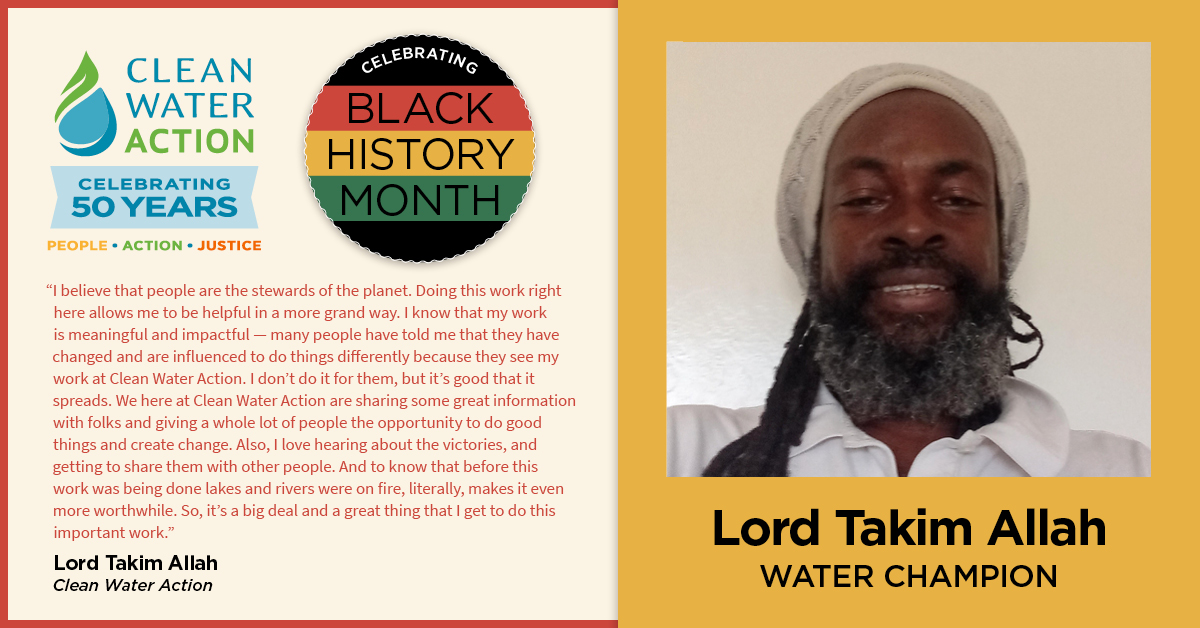 Clean Water Black History Champion - Lord Takim Allah