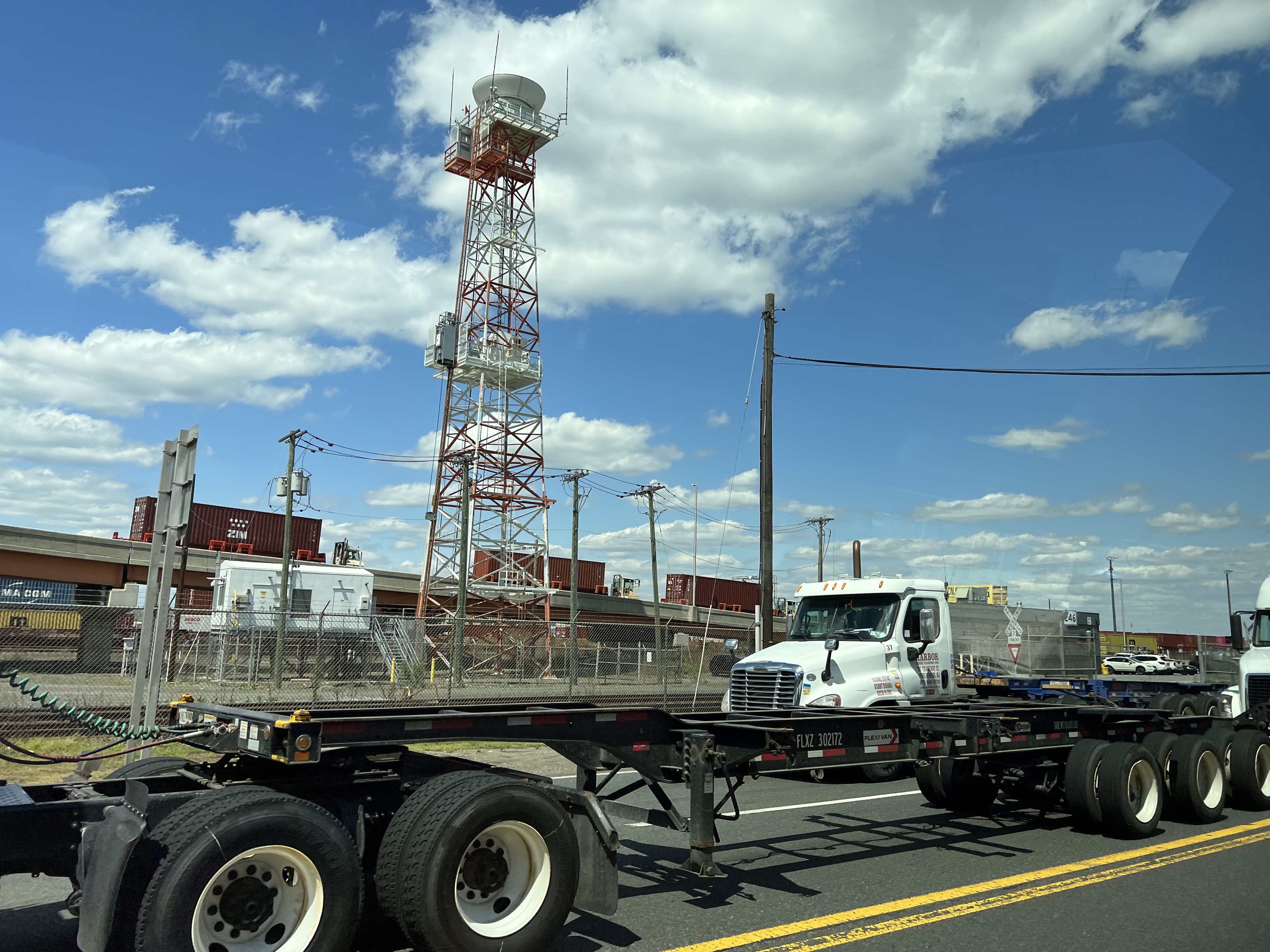 Image of Newark diesel truck traffic by Tolani Taylor