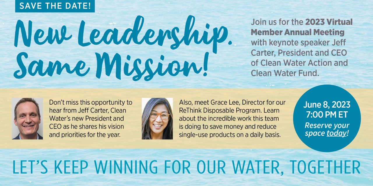 Clean Water's Virtual Annual Meeting June 8th