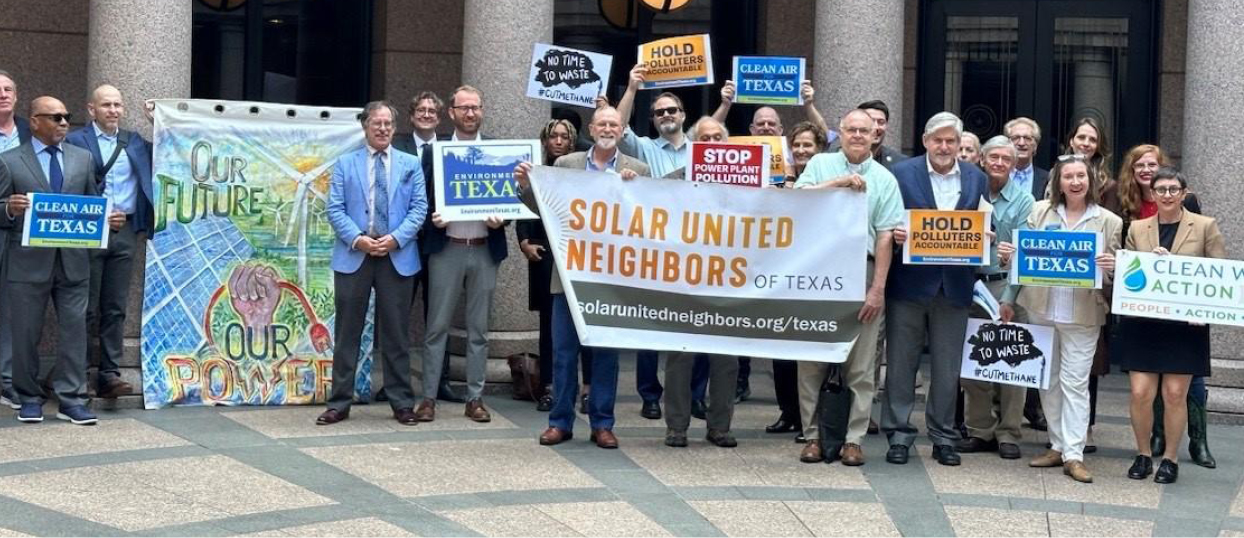 Members of the Alliance for a Clean Texas (ACT) coalition at our ACT Lobby Day on April 11, 2023, gathered to educate our respective members on a suite of bills by our champions on environmental, clean energy, democracy, and public health issues. PHOTO: LUKE METZGER