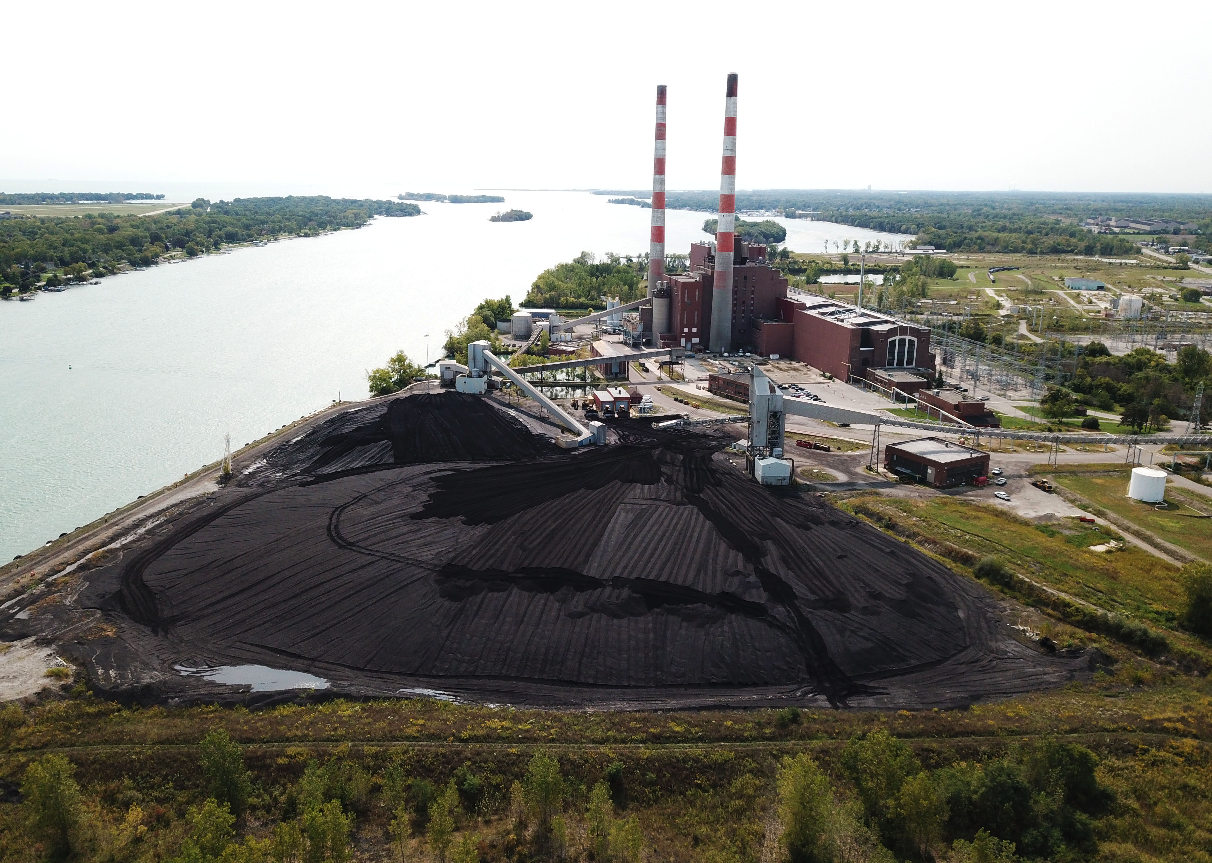 Coal Power Plant on the Detroit River