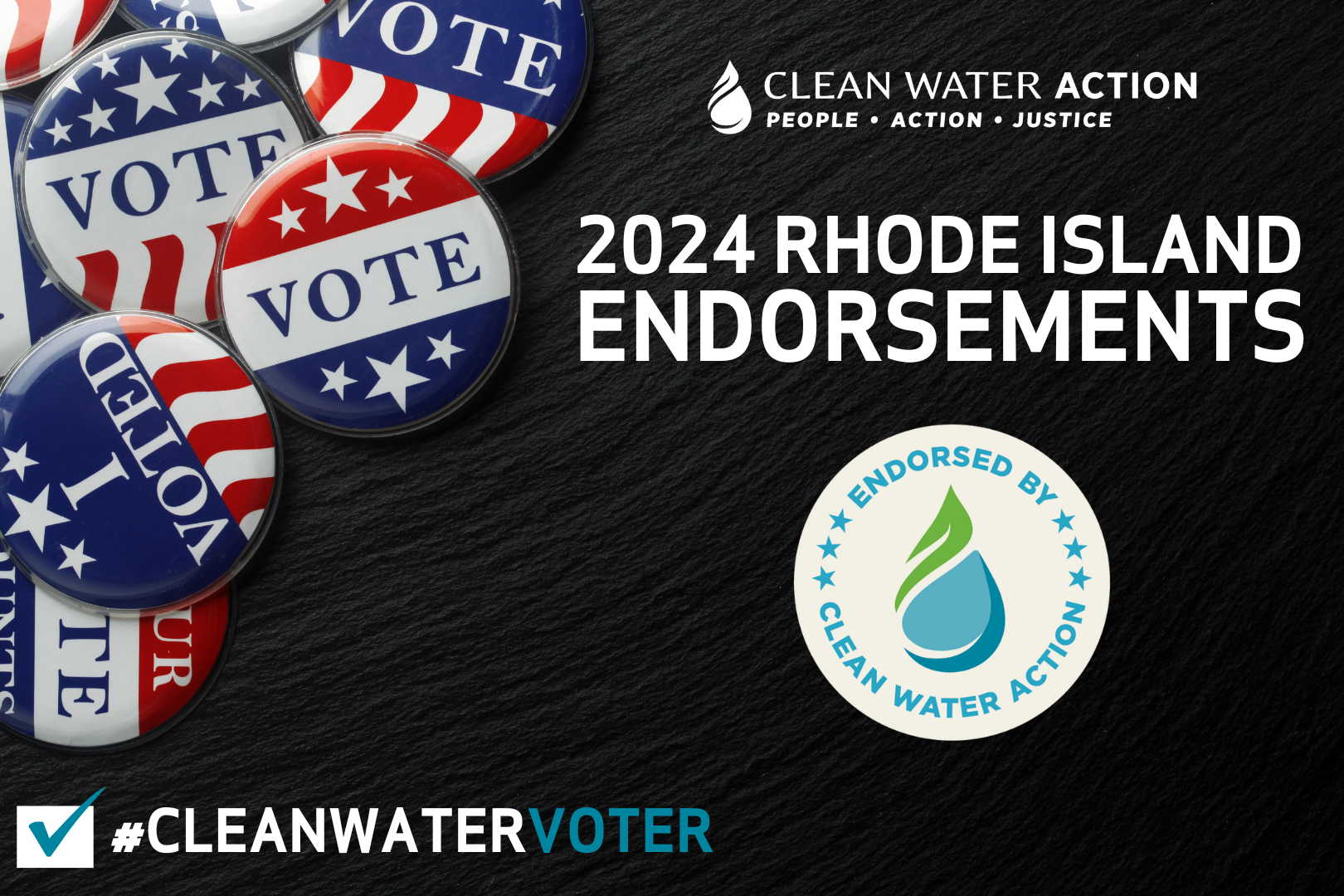 2024 Rhode Island Endorsements: Clean Water Voter Endorsements State 2024 Voting RI