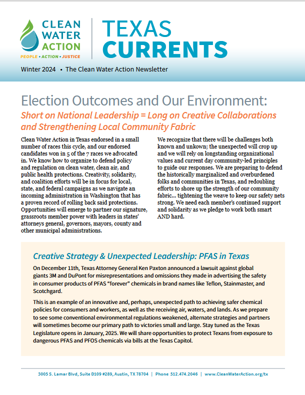 Texas Winter 2024 Currents