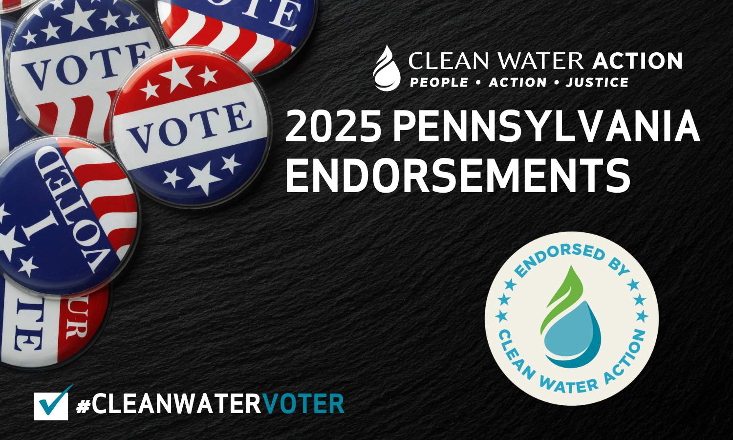 PA Clean Water 2025 Endorsements