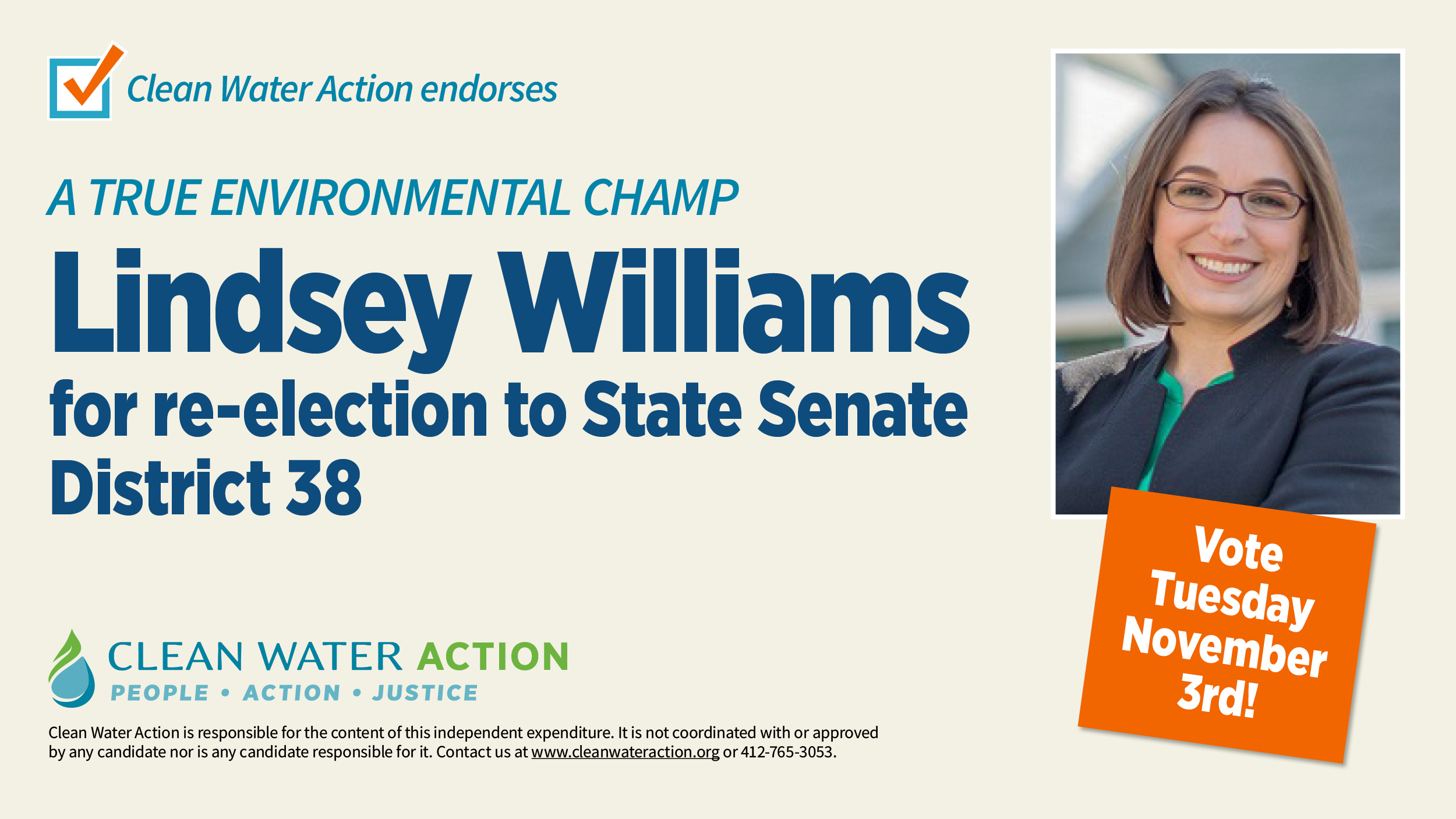 Lindsey Williams for PA State Senate, District 38