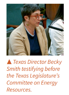 TX Director Becky Smith testiying TX Legislature