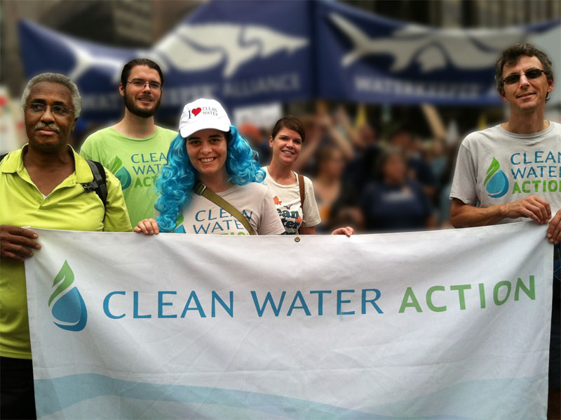 Clean Water staff and board at 2014 Cimate March in NYC. Photo credit: Clean Water Action