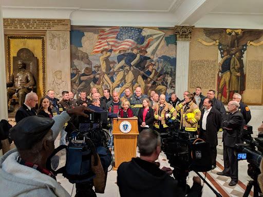 Press conference on the Massachusetts Flame Retardant Bill