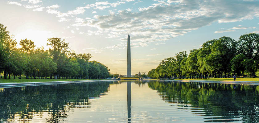 Washington Monument abd Reflecting Pool