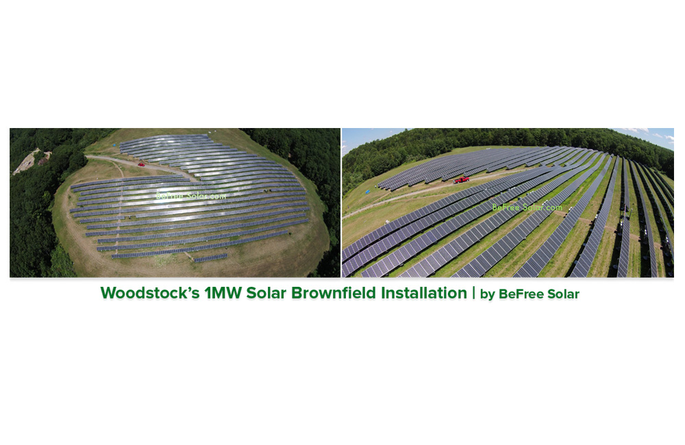 Woodstock CT solar installation. Courtesy of BeFree Solar