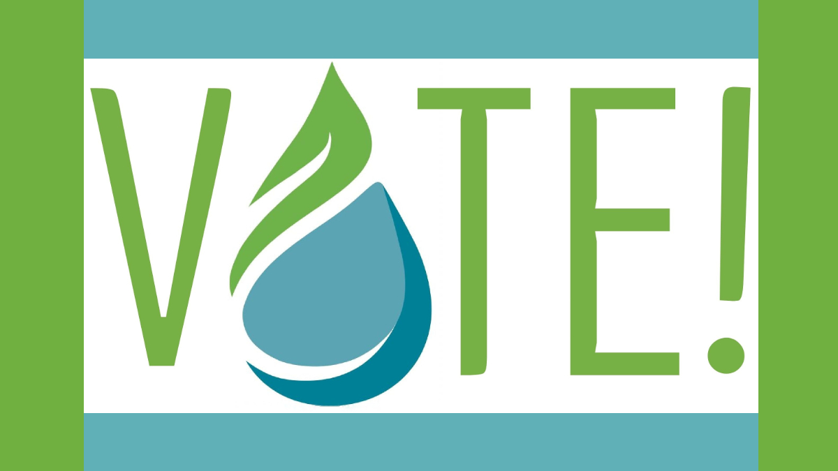 Image of Clean Water Action's Vote Logo