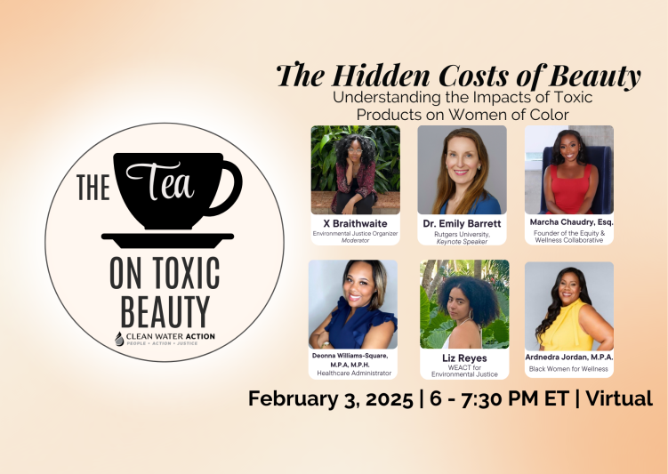 Graphic design for NJ's Clean Beauty Webinar