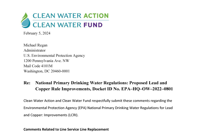 National Primary Drinking Water Regulations: Proposed Lead and Copper Rule Improvements 