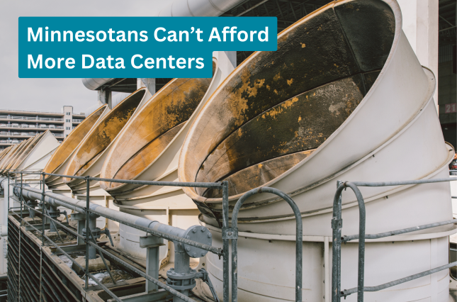 Minnesotans can't afford new data centers