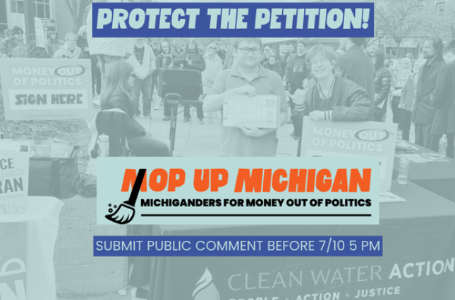 Protect The Petition - Michiganders For Money Out Of Politics