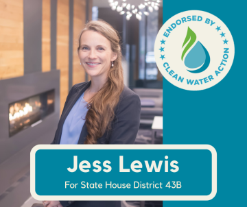 Jess Lewis - Endorsed by Clean Water Action