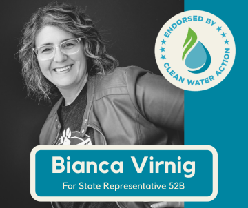 Bianca Virnig - Endorsed by Clean Water Action
