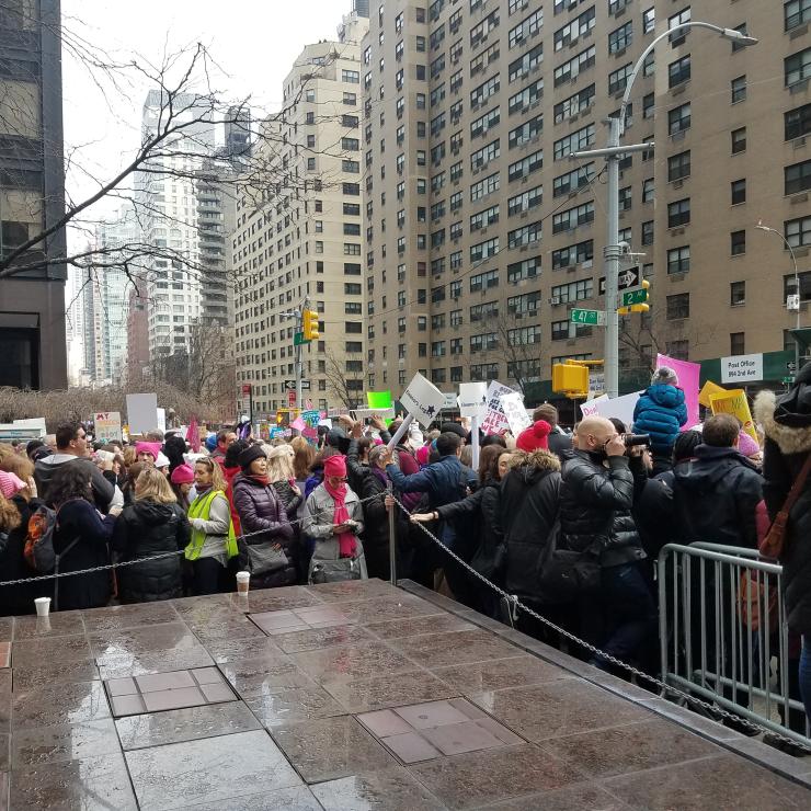 women's march nyc photo by alyssa bradley