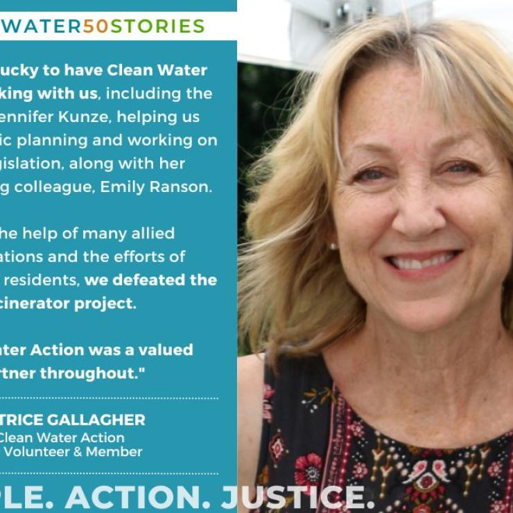 Image of Patrice Gallagher for Clean Water Action's 50th Stories Blog 