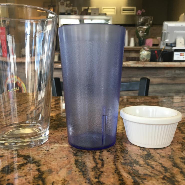 Shish Grill after - reusable cups