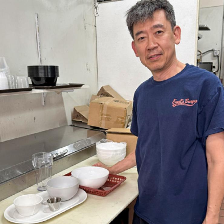 Jake Lee, Chef and Owner Emil's Burger & Breakfast