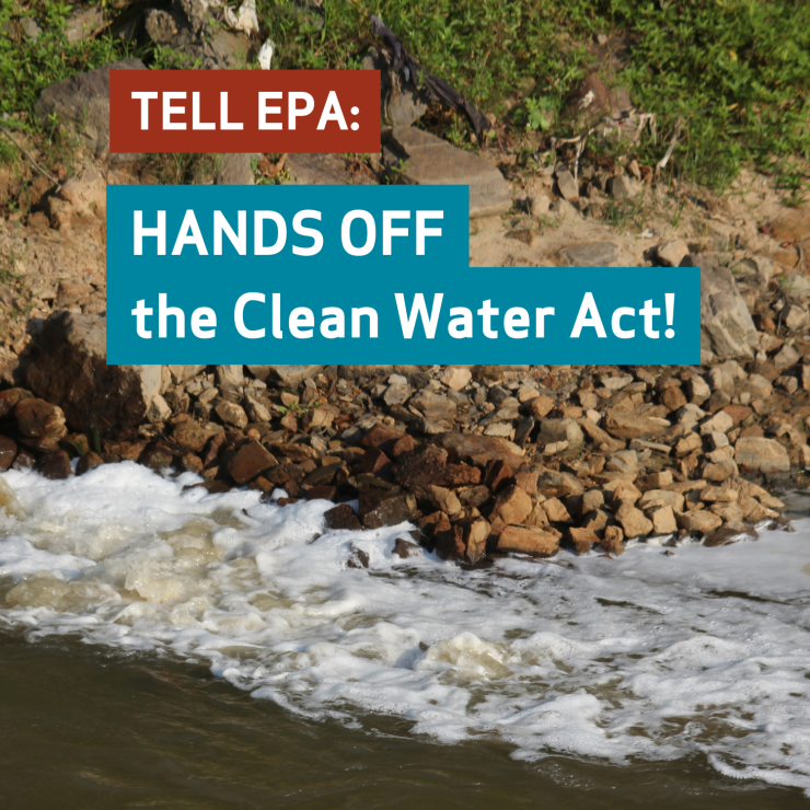 TELL EPA: HANDS OFF the Clean Water Act