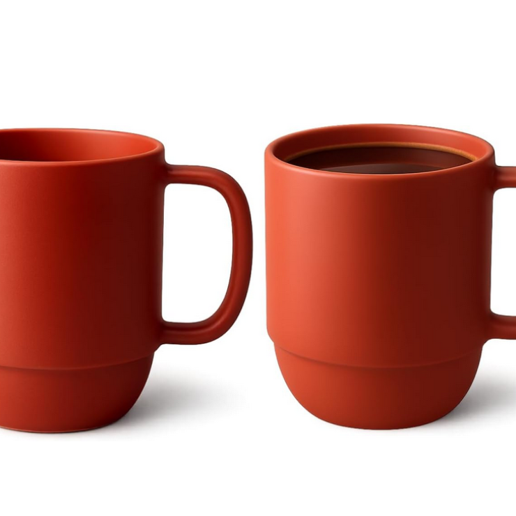 Non-breakable reusable coffee mugs