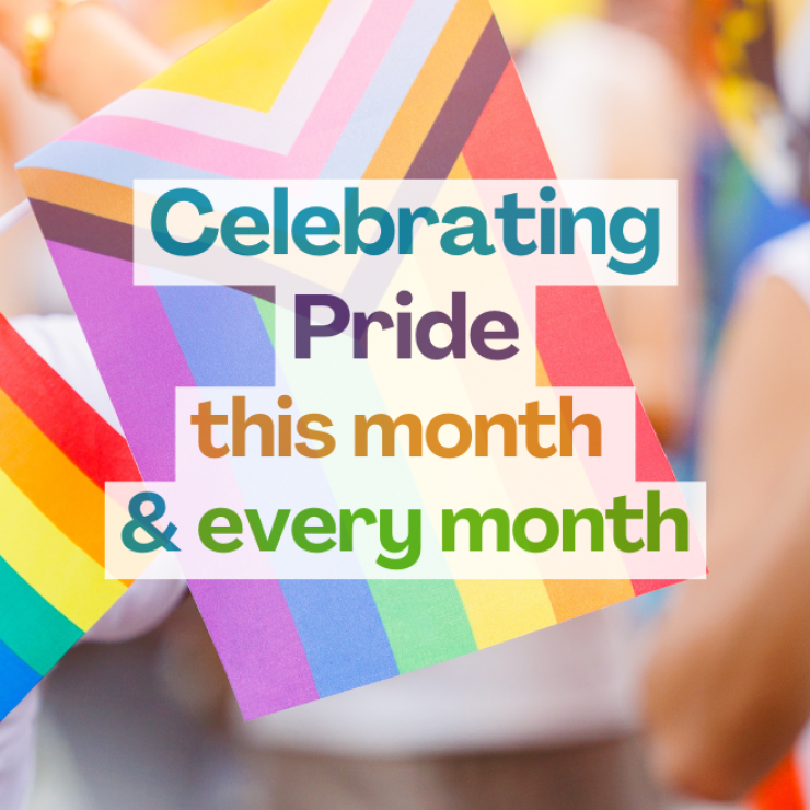 Pride month graphic