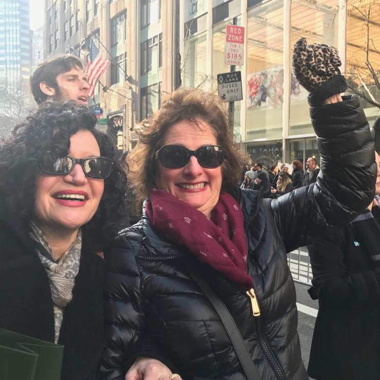 women's march nyc by janet tauro