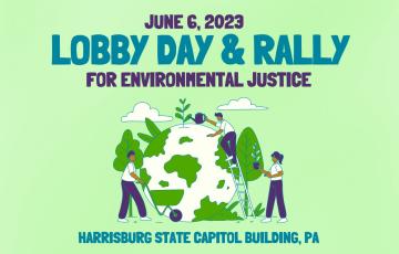 Image of PA's Clean Water Action Lobby Day graphic design 