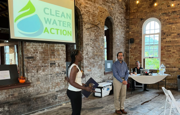 Image of Clean Water Action's annual fall event in Pittsburgh with Myron Arnowitt