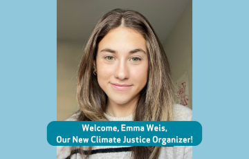 Image of Emma Weis, Clean Water Action's Climate Justice Organizer
