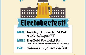 Graphic design for Clean Water Action Electoberfest