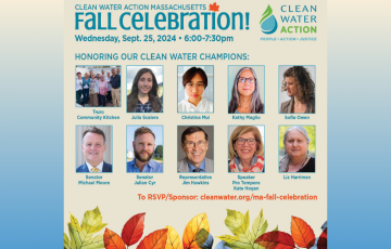 Clean Water MA Fall Celebration Honorees