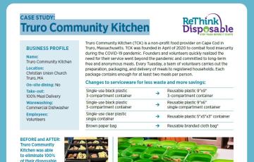 Cover of ReThink Disposable Case Study: Truro Community Kitchen