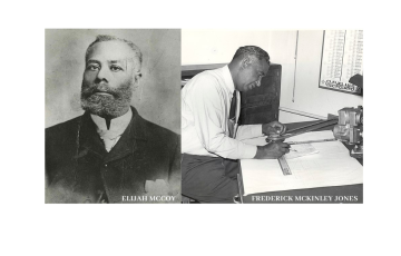 Image of Elijah McCoy & Frederick McKinley Jones-Wikimedia Pubic Domain