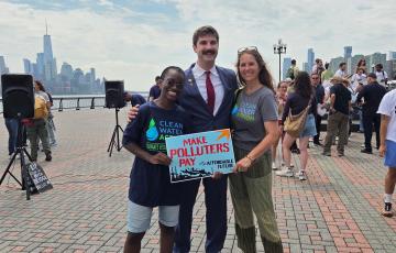 Clean Water Action at a Climate Strike Rally