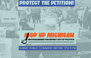Protect The Petition - Michiganders For Money Out Of Politics