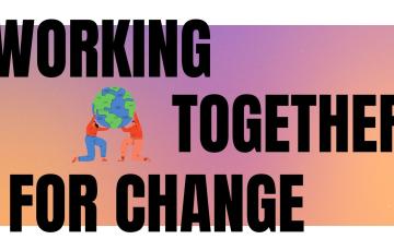 Working Together for Change Created by Jenny Vickers in Canva