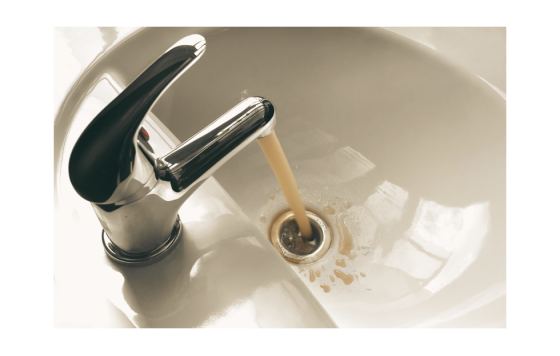 Image of dirty tap water