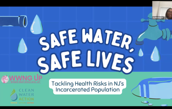 Graphic design that says Safe Water, Safe Lives