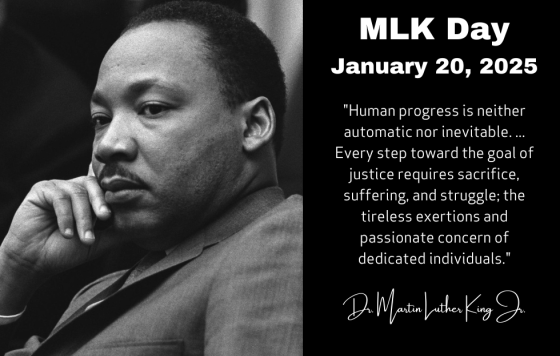 MLK Day - January 20, 2025 Blog Graphic