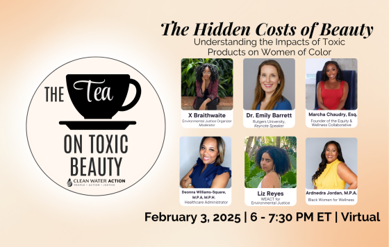 Graphic design for NJ's Clean Beauty Webinar