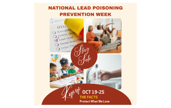 PA National Lead Poisoning Prevention Week graphic