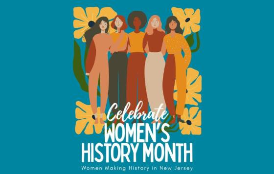 celebrating women's history month graphic for blog post