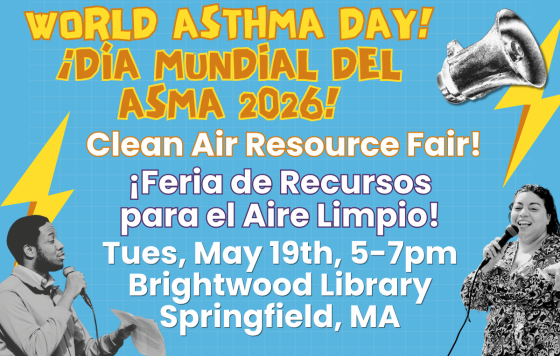 clean air fair may 19th, 5-7pm, brightwood branch library, springfield MA