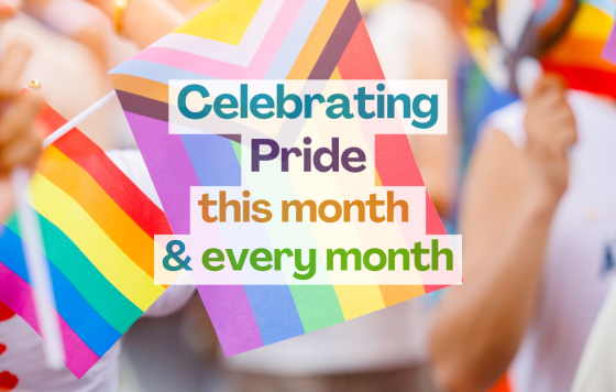 Pride month graphic